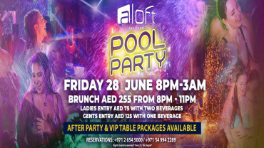 Aloft Pool Party in Abu Dhabi