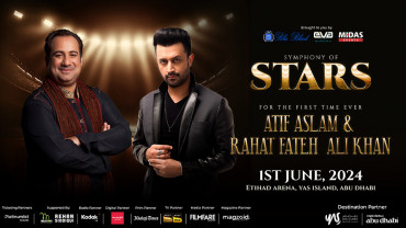 Symphony of Stars: Atif Aslam & Rahat Fateh Ali Khan at Etihad Arena, Abu Dhabi