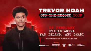 Live Nation Presents Trevor Noah at Etihad Arena in Abu Dhabi