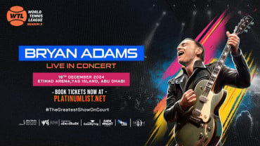 World Tennis League Presents, Bryan Adams Live at Etihad Arena Abu Dhabi 2024