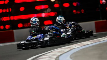 Karting session at Yas Marina Circuit